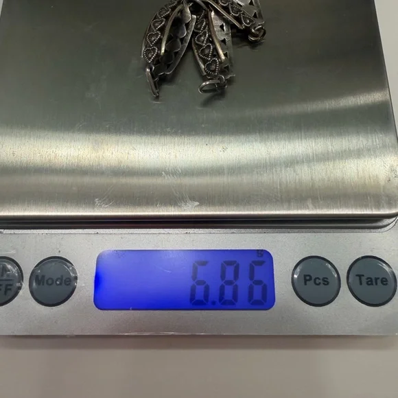 ✨ Vintage Art Deco Vermeil & Marcasite Bracelet | Estate Heirloom ✨ - Picture 3 of 10